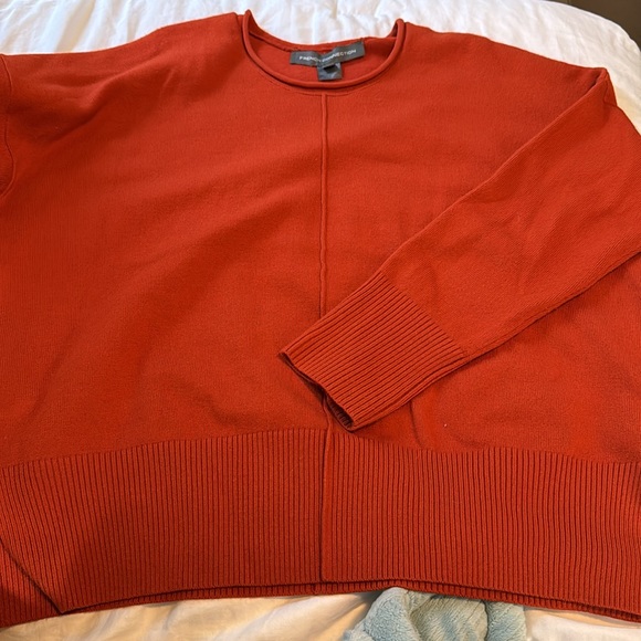 French connection burnt orange fall sweater - Picture 4 of 4